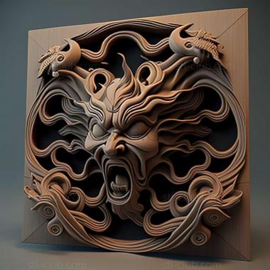 3D model japanese art (STL)